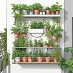 Transform Your Balcony with Space-Saving Vertical Garden DIY Projects