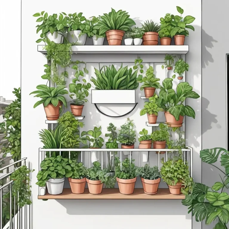 Transform Your Balcony with Space-Saving Vertical Garden DIY Projects