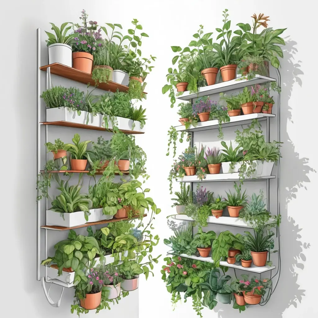 Transform Your Balcony with Space-Saving Vertical Garden DIY Projects