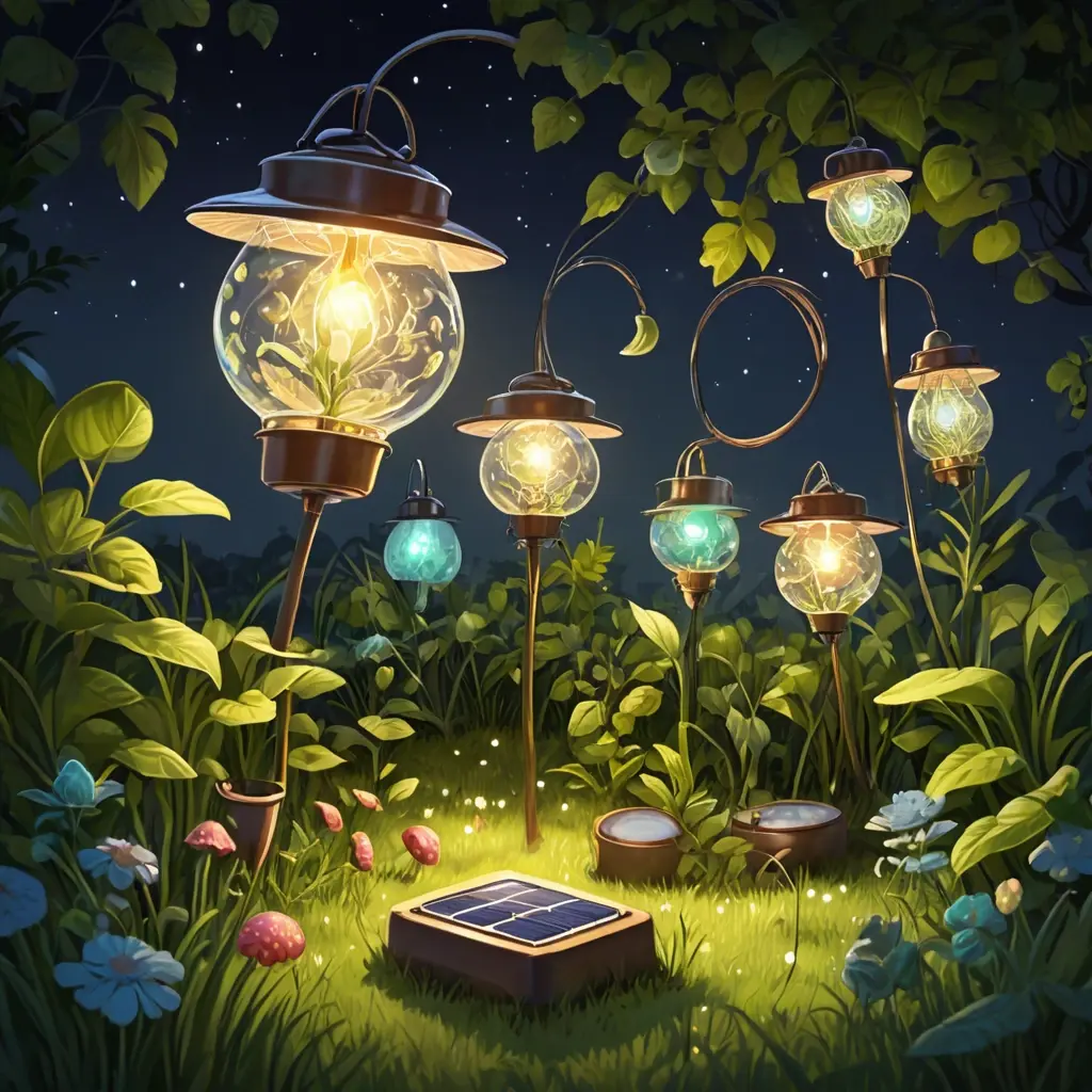 Make Your Own Solar-Powered Garden Lights to Illuminate Your Outdoor Space