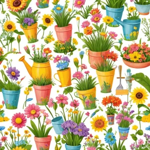 Step Into Spring with Bright and Cheerful DIY Garden Decorations Made by Hand