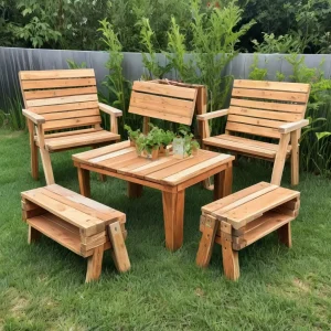 Upcycle Scrap Wood and Pallets into Elegant Outdoor Furniture on a Budget