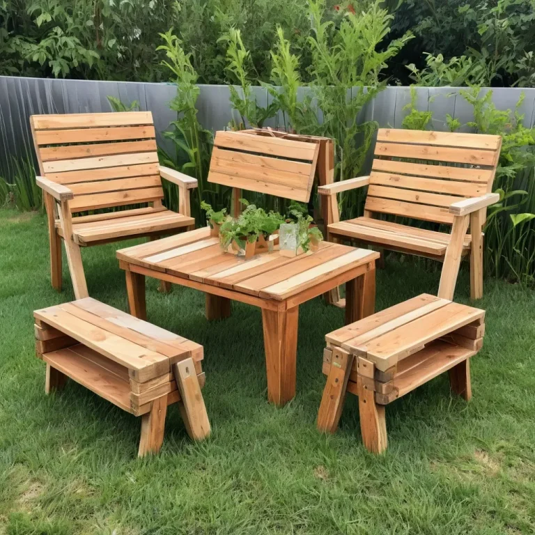 Upcycle Scrap Wood and Pallets into Elegant Outdoor Furniture on a Budget