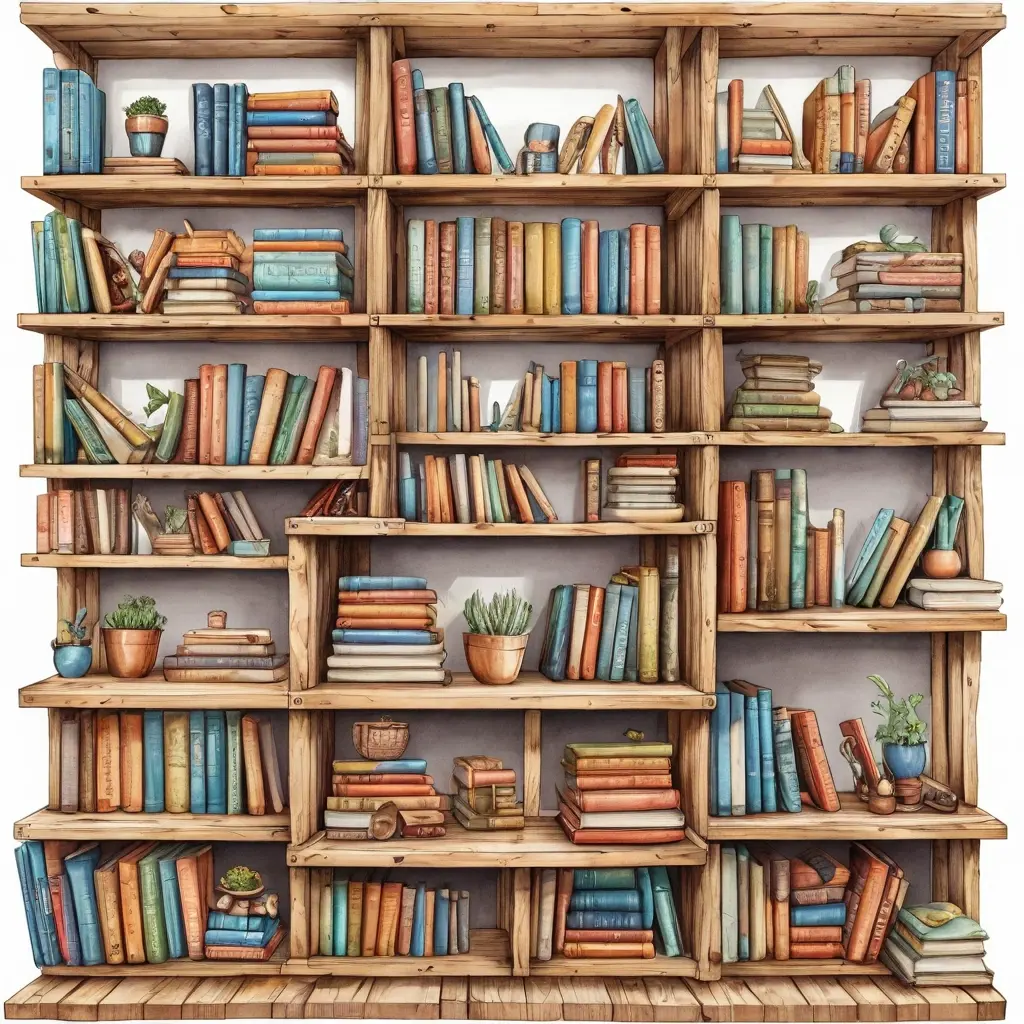 Reimagine Used Shipping Pallets as Stylish Bookshelves and Room Dividers